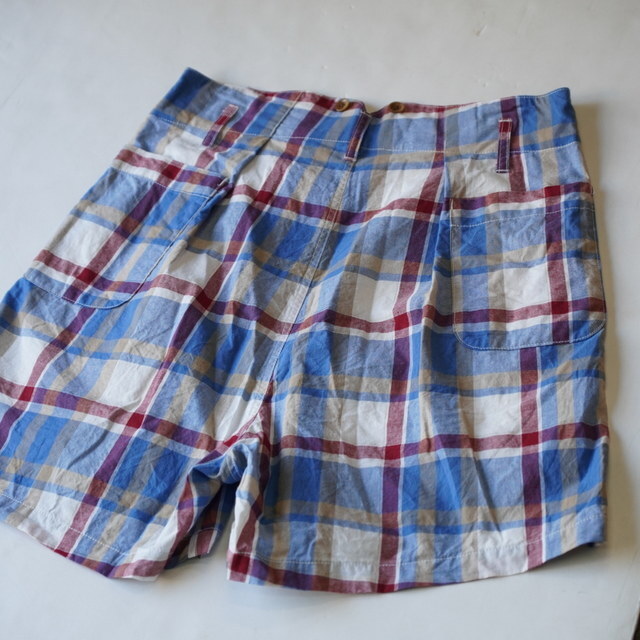 Gurank(�O�����N)/ Plaid shorts -SAX- #2609C(2)