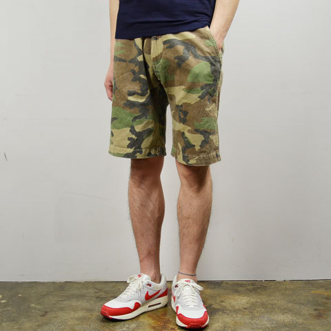MASTER&Co.(}X^[AhR[) CHINO SHORTS with BELT -(01)CAMO- (3)