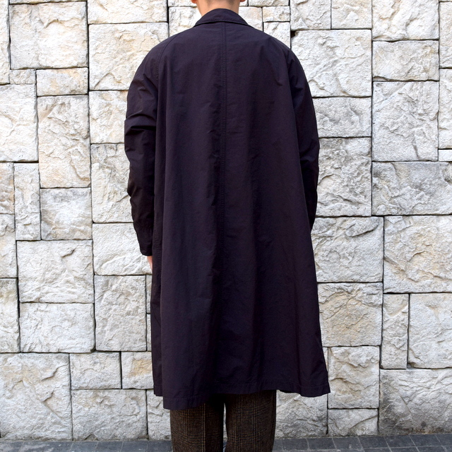 SCYE BASICS(サイベーシック)/P/N Garment Dyed Balmacaan Coat 