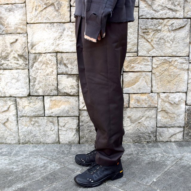stein(V^C)/ WIDE TAPERED TROUSERS -C.BROWN- #ST178-1(3)