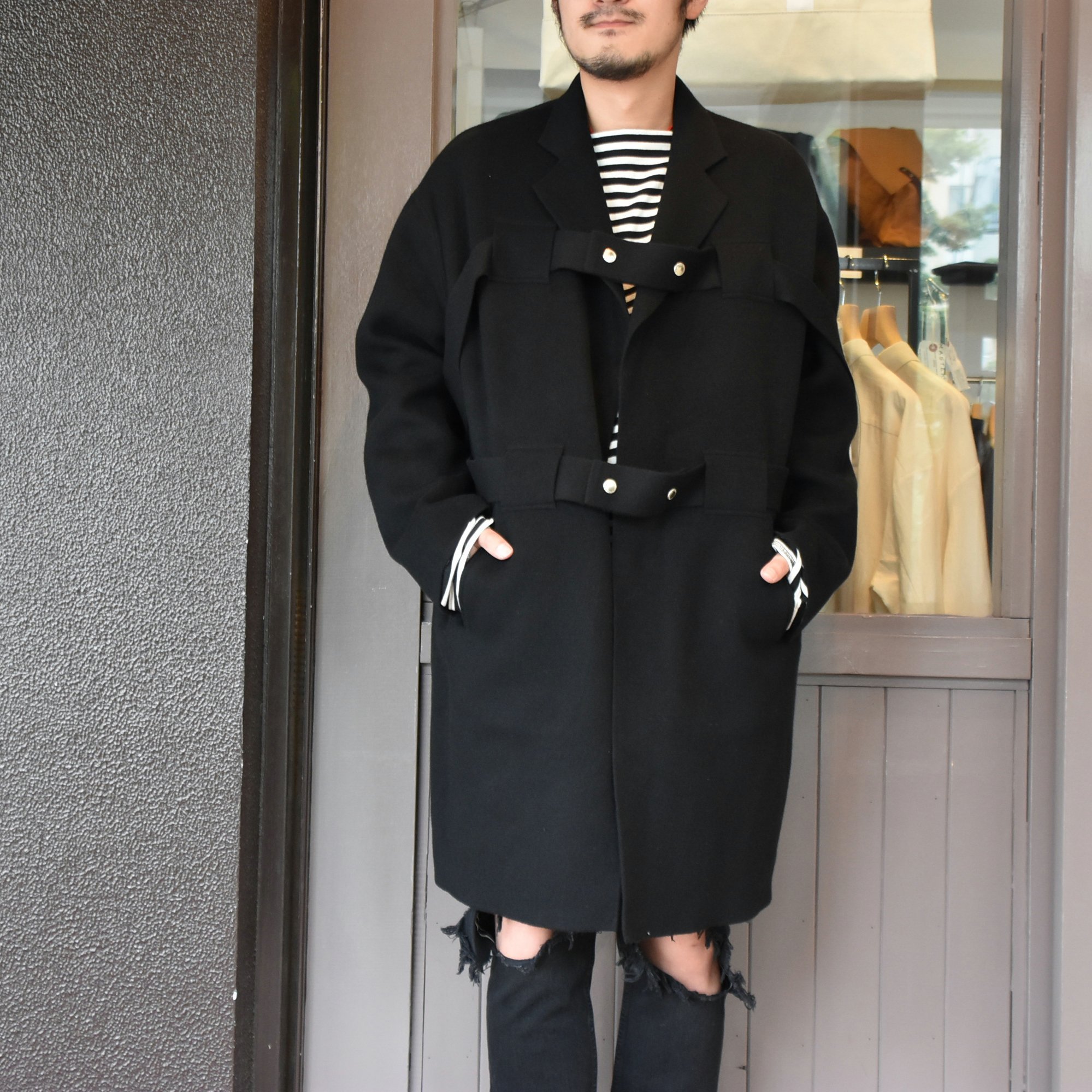 【40% off sale】TAKAHIRO MIYASHITA The SoloIst.(タカヒロミヤシタ ザ ソロイスト) notched lapel long coat # sj.0019bAW20(3)