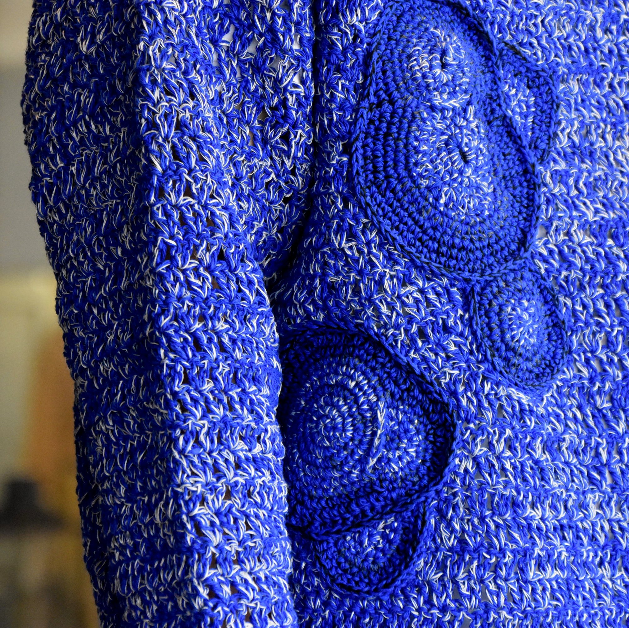 y40% off salez[2021]amachi.(A}`) Caillois's Agate knit-Majorelle Blue- #AY8-25(3)