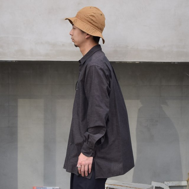 MAATEE&SONS(マーティーアンドサンズ)/ WORK SHIRTS -硫化BLACK ...