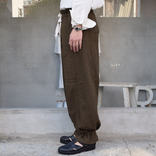 SUS-SOUS (シュス)/ TROUSERS WORK -KHAKI BEIGE- #05-SS01604 