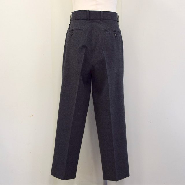 stein(V^C)/ BELTED WIDE STRAIGHT TROUSERS -CHARCOAL- #ST283(3)