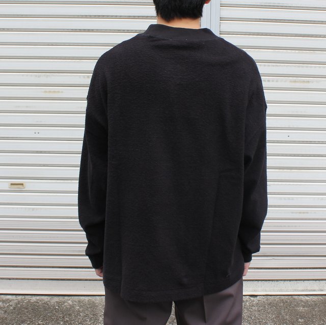 秋セールAUBETT BRUSH PILE OVERSIZED POLO トップス