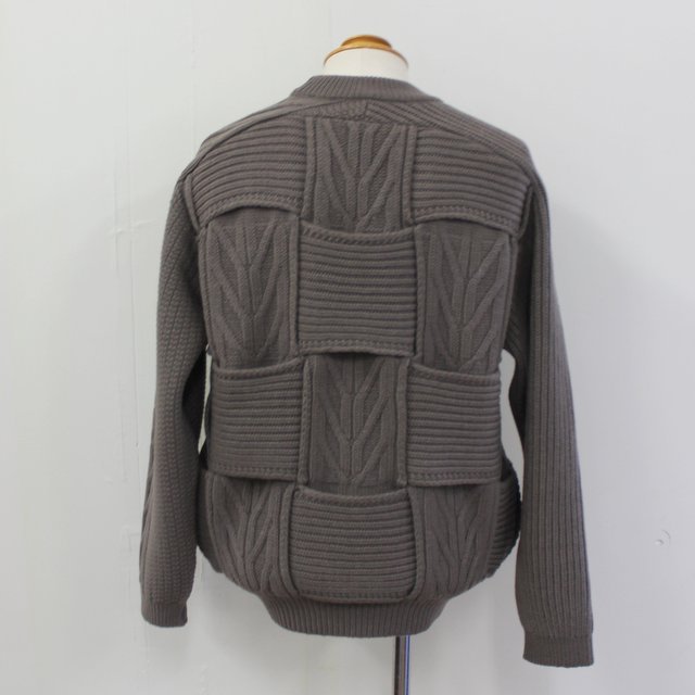 YOKE([N)/CROSSING CABLE CREW NECK KNIT  #YK21AW0288S(3)