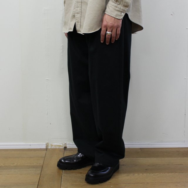 A.PRESSE(ア プレッセ)/ CHINO TROUSERS ‐BLACK‐ #22SAP‐04‐04H