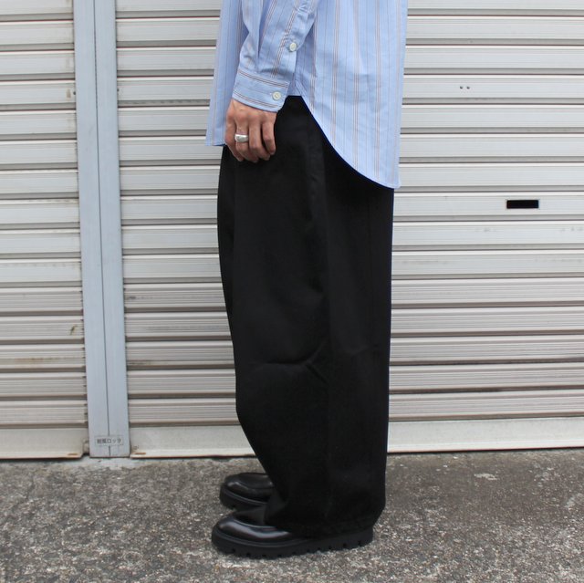 sage NATION / BOXPLEAT TROUSERS #S011(3)