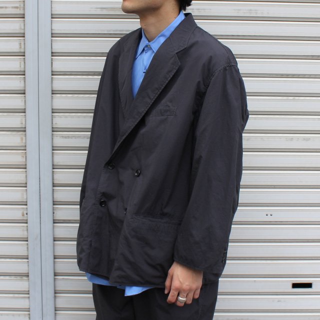 Graphpaper (グラフペーパー)/ Garment Dyed Poplin Oversized Double Jacket #GM221-20066(3)