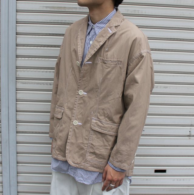 CASE STUDIES(P[X X^fB[Y) / COTTON TWILL JACKET -LIGHT BEIGE- (3)