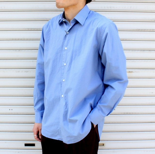 HEUGN (ユーゲン)/ ALAN -L/BLUE- #SHIRT019／acoustics Men's