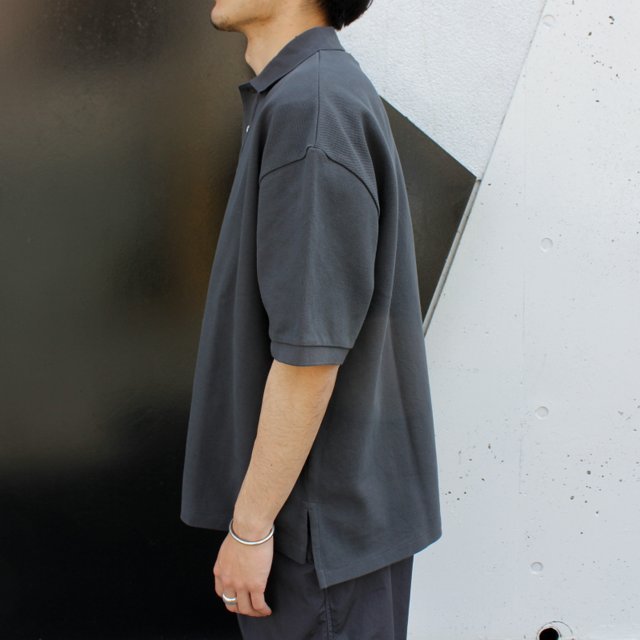 Graphpaper (グラフペーパー)/ COTTON PIQUE JERSEY S/S POLO #GM221-70230(3)