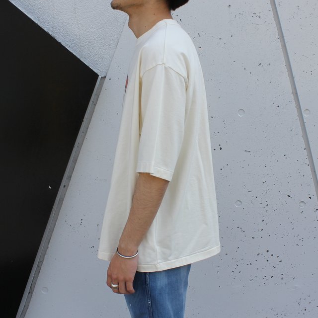 blurhms ROOTSTOCK(ブラームス) / COTTON RAYON 88/12 PRINT TEE