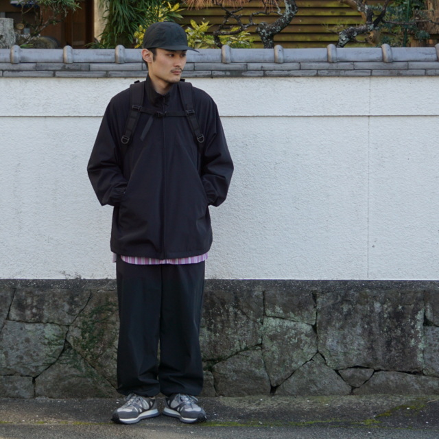 Graphpaper (グラフペーパー)/ Semi-Dull Poplin Track Pants -BLACK ...