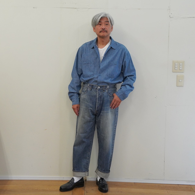 23AW】A.PRESSE(ア プレッセ)/ No.22 Washed Wide Denim Pants -INDIGO ...