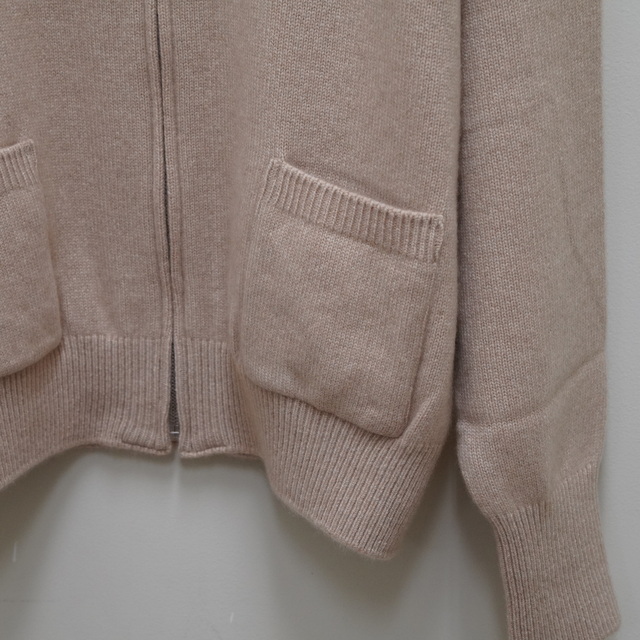 【23AW】HERILL(ヘリル)/Goldencash Zipup Sweater -Natural&Black- #23-080-HL-8070-3(3)