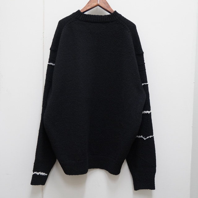 YOKE(ヨーク)/CONTINUOUS LINE EMBROIDERY SWEATER #YK23FW0581S(3)