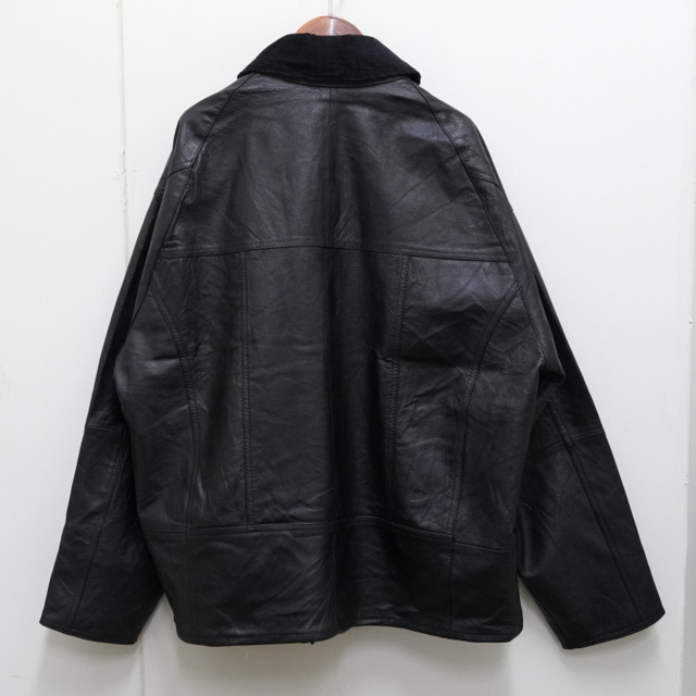 yoused(ユーズド) / LEATHER DRIVER'S JKT -BLACK- #23AW06(3)