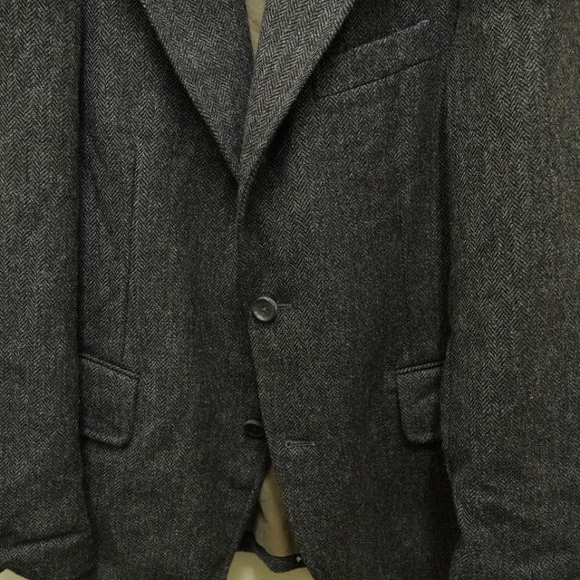 【23AW】A.PRESSE(ア プレッセ)/ Tweed Tailored Jacket -CHARCOAL- #23AAP-01-18H(3)