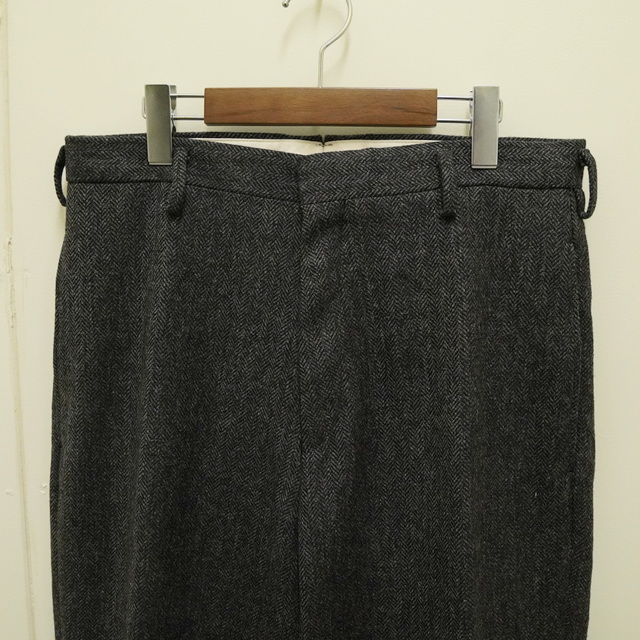 【23AW】A.PRESSE(ア プレッセ)/ Tweed Trousers -CHARCOAL- #23AAP-04-03H(3)
