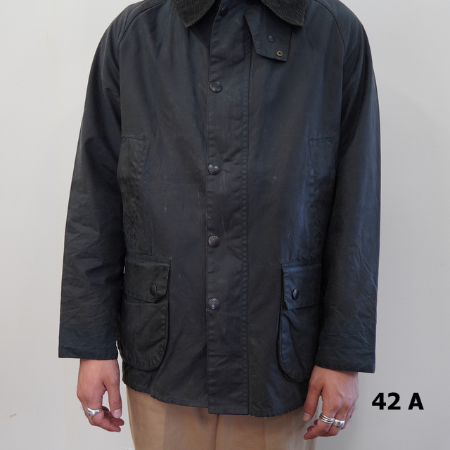 yoused(ユーズド) / BARBOUR REMAKE JACKET (SIZE42) -SAGE,NAVY- #23AW13(3)