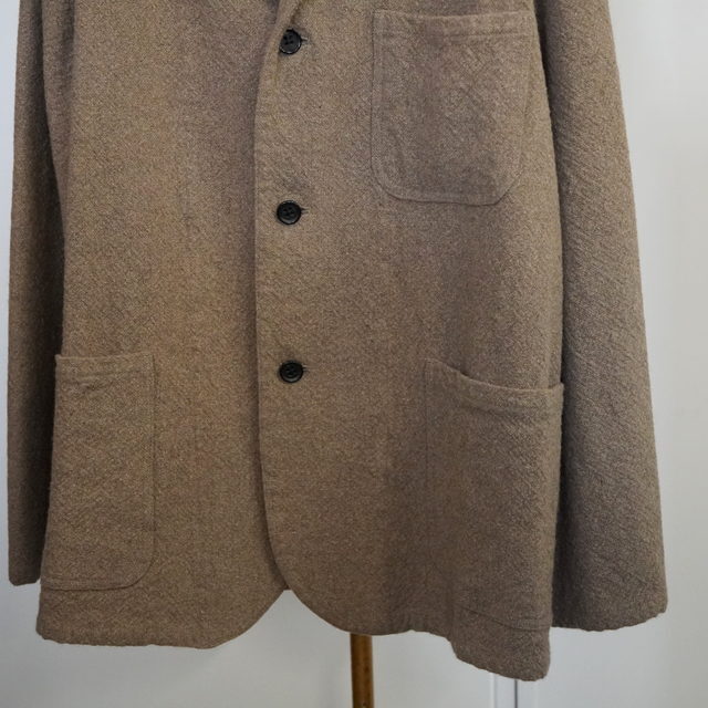 y24AWzHERILL(w)/ Rigid cashmere Jacket -Natural- #24-010-HL-8020-30(3)