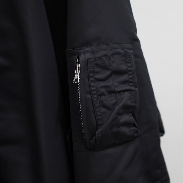 [24AW]ssstein(V^C) / OVERSIZED FLIGHT JACKET -BLACK- #ST925(3)