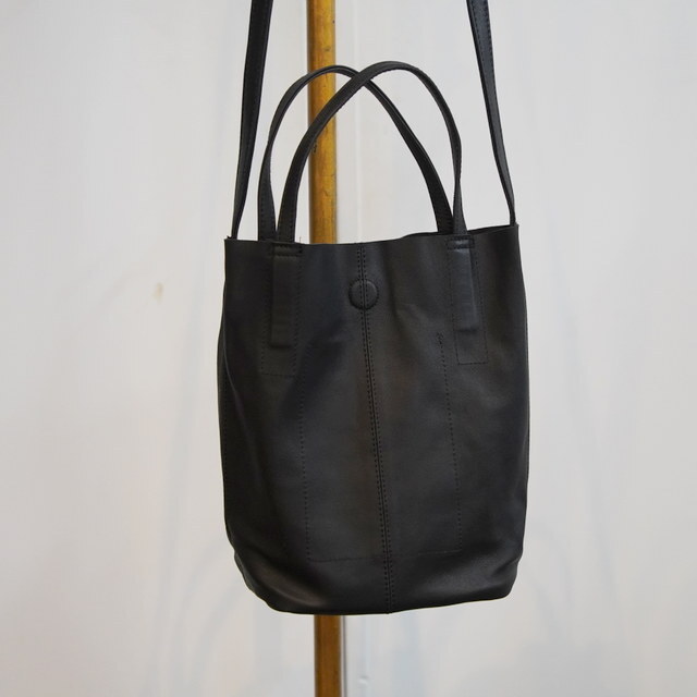 y24AWzMorphee(tF) / 2WAY SMALL TOTE(LONG) -BLACK,CHARCOAL- #SL-103(3)