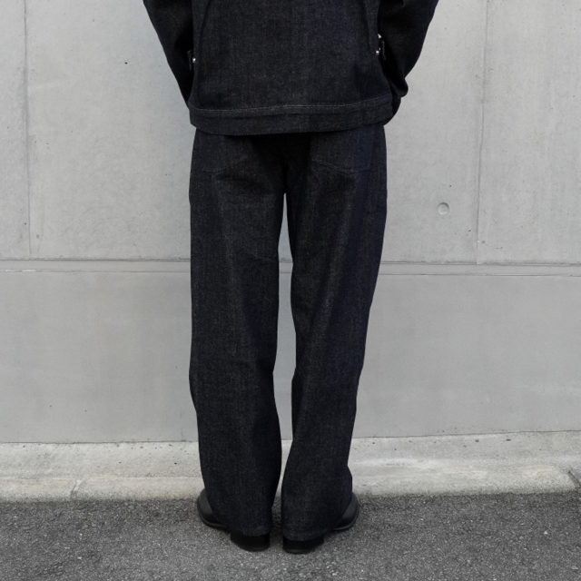 RANDY'S GARMENTS(fB[K[c)/Black Ice 12oz Washed Denim 5-Pocket Jean -INDIGO-(3)