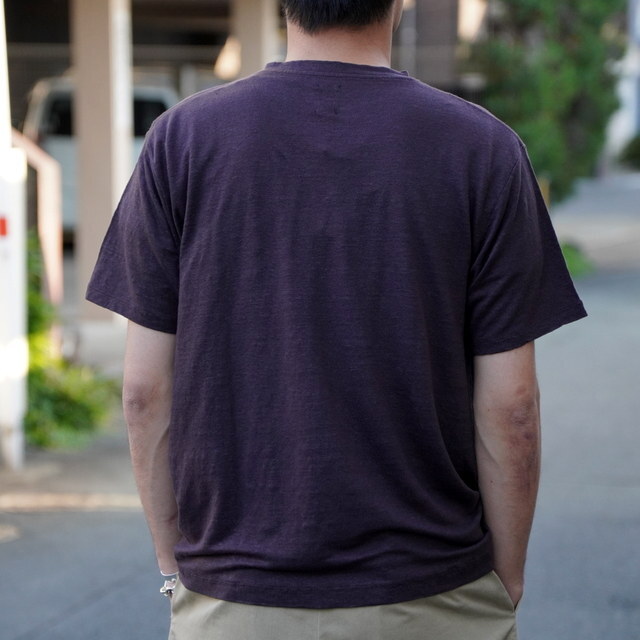 y25SSzBATONER(ogi\) / NORMANDY LINEN T-SHIRT -GRAY- #BN-25SM-066(3)