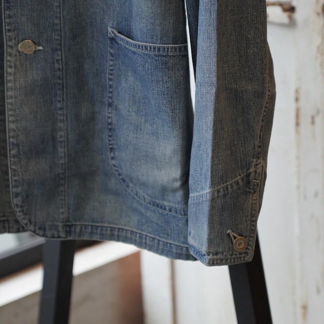 ULTERIOR(AeA) / FADED LIGHT DENIM COVERALL  -FADED BLUE- #USH65-KC200-B(3)