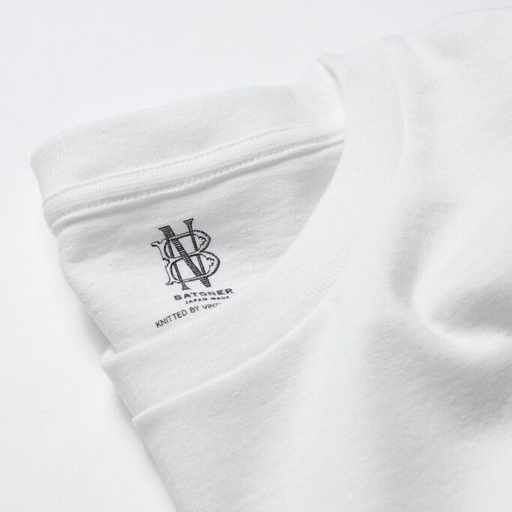 BATONER(ogi\)/ MERIYASU T-SHIRT -WHITE,CHARCOAL NAVY-#BN-25SM-067(3)