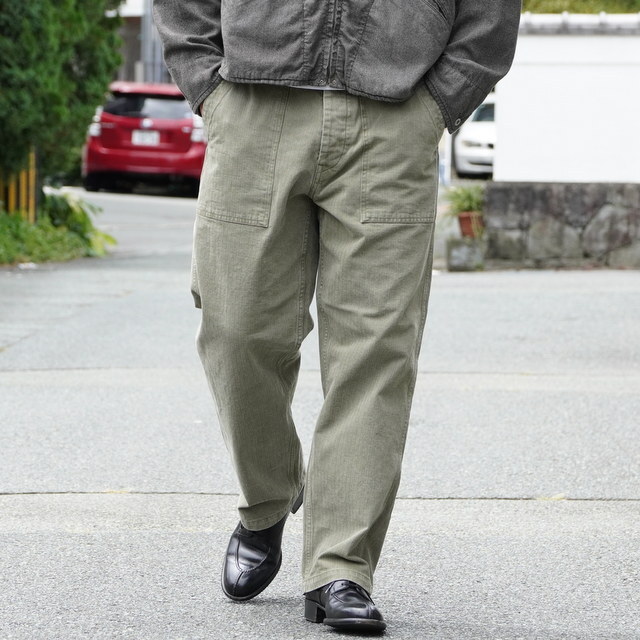 y25AWzHERILL(w)/ US ARMY HBT Bakerpants -Olived Drab- #25-030-HL-8030(3)