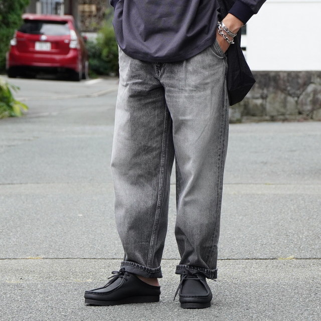 Graphpaper (Oty[p[)/ Selvage Denim Two Tuck Tapered Pants -LIGHT FADE-  #GU253-40060LB(3)