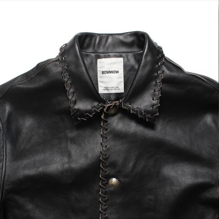BOWWOW(oEE)/BRAIDED LEATHER COVERALL -BLACK- #BW252-BLC(3)