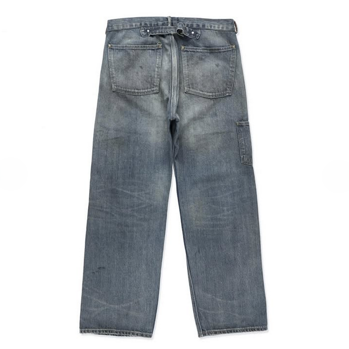 BOWWOW(oEE)/MINER'S REPAIRED DENIM WORK PANTS -AGED INDIGO- #BW252-MRDWP(3)