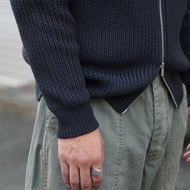 y25AWzBATONER(ogi\) / SIGNATURE DRIVERS KNIT - DARK GREEN~NAVY, CHARCOAL BLUE, BLACK- #BN-25FM-040(3)