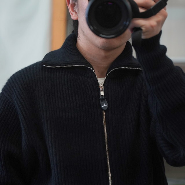 y25AWzHERILL(w)/ GCtwist Driversknit  -BLACK,OLIVE- #25-080-HL-8100-30(3)