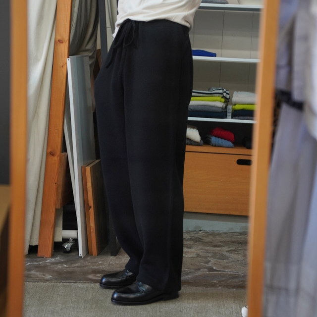 y25AWzHERILL(w)/ Golden cash Sweat pants -BLACK- #25-080-HL-8180-30(3)