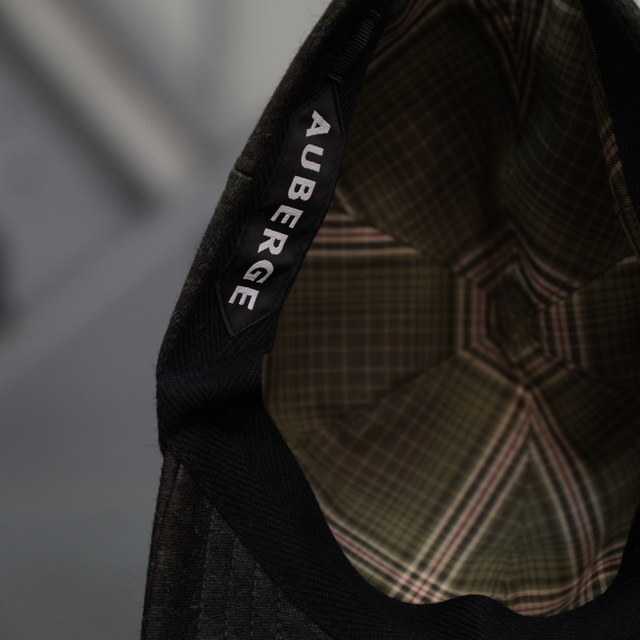 AUBERGE(I[xW)/ CAP -GREEN NAVY MIX- #AU25A43(3)