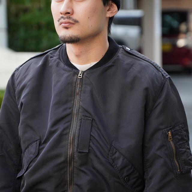 BOWWOW(oEE) / L-2B FLIGHT JACKET AGED -AGED BLACK- #BW252-L2FJ(3)