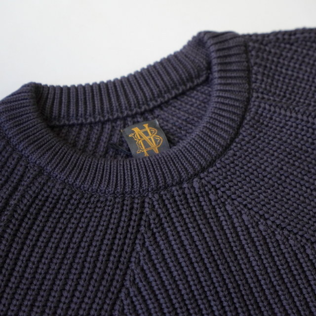 �y26SS�zBATONER(�o�g�i�\) / SIGNATURE CREWNECK KNIT -SEPIA BROWN,BEIGE,BLACK- #BN-26SM-003(3)