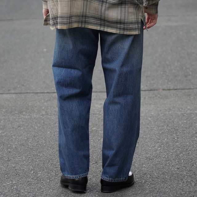 �y26SS�z A.PRESSE(�A �v���b�Z)/ No.22 Washed Wide Denim Pants -INDIGO- #AP-4003(3)