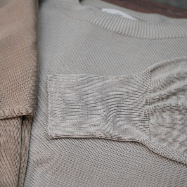  Olde H&Daughter(�I�[���h�G�C�`�A���h�h�[�^�[)/ SILK PLAIN STICH CREW L/S -3color- #BK004(3)