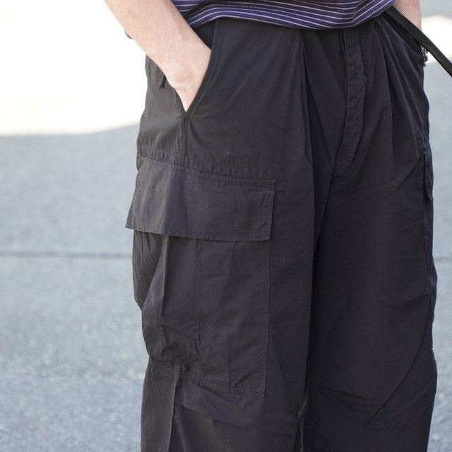 �y26SS�zHERILL(�w����)/ Ripstop Jungle fatiguepants  -Black- #26-030-HL-8240(3)