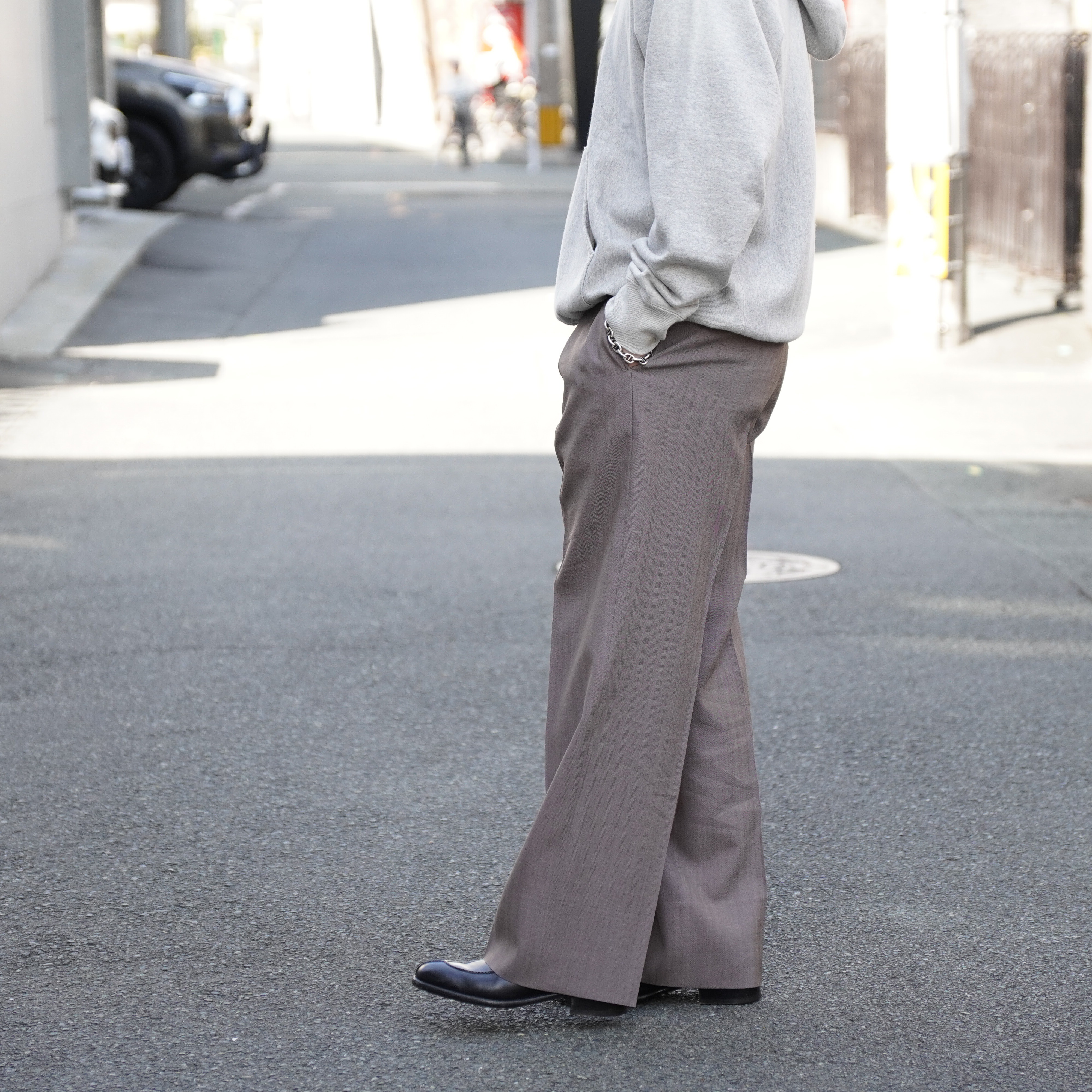 �y26SS�zMAATEE&SONS(�}�[�e�B�[�A���h�T���Y)/ �i��SLACKS TYPE2 -CGRAY- #MT6103-0203A(3)