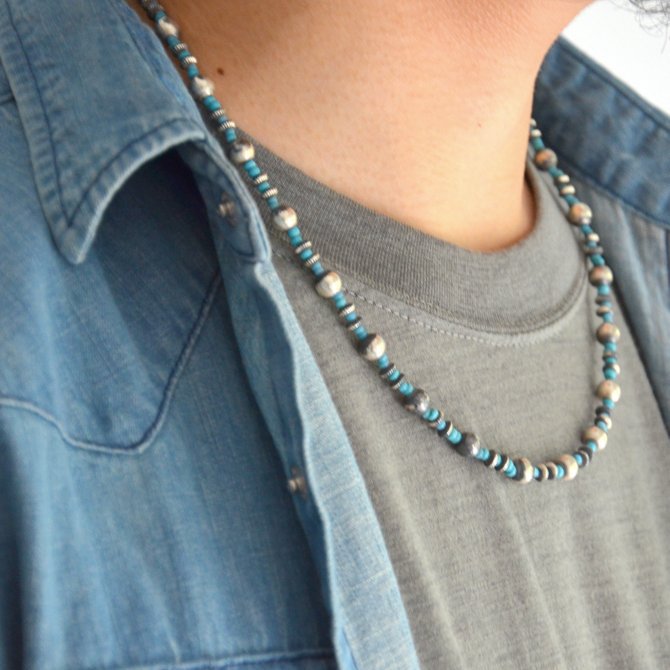 MOHAWK(z[N) Silver Vintage Beads Necklace(4)