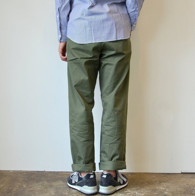 A VONTADE(A {^[W) Classic Chino Trousers -Wide Fit-OLIVE- #VTD-0340-PT(4)