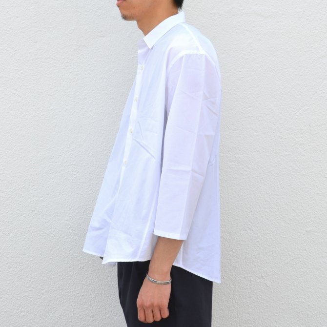 semoh(Z[)/ Wide Shirt -WHITE- #SA01-1-05(4)
